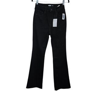 Old Navy Women's Flare Extra High Rise Jeans Black